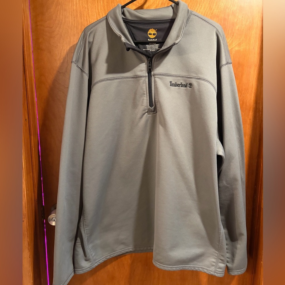 Timberland Textured Pullover Quarter Zip